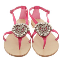 Manolo Blahnik Sandals in fuchsia