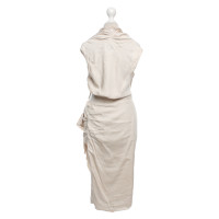 All Saints Robe en Soie en Beige