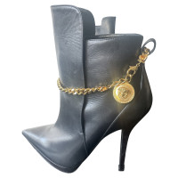 Gianni Versace Ankle boots Leather in Black