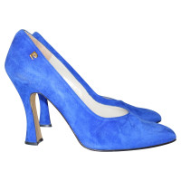 Pierre Cardin Pumps/Peeptoes Suède in Blauw