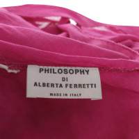 Philosophy Di Alberta Ferretti Top con ruches