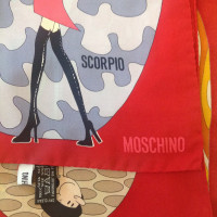Moschino Schal mit Tierkreiszeichen-Motiv