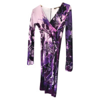 Roberto Cavalli Kleid aus Viskose in Violett