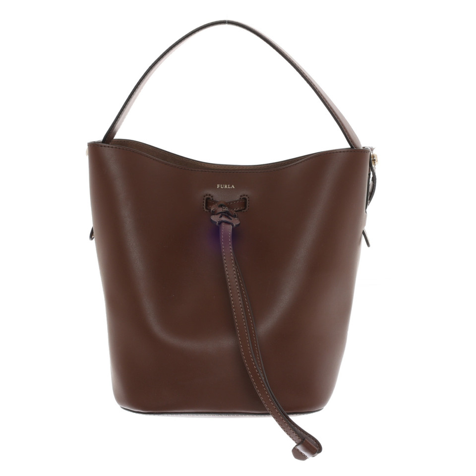 Furla Shoulder bag Leather in Brown