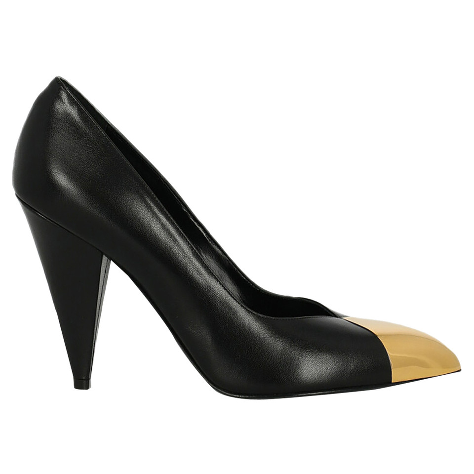 Céline Pumps/Peeptoes en Cuir en Noir