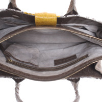 Nancy Gonzalez Handbag Leather in Taupe