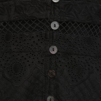Zimmermann Robe en Coton en Noir