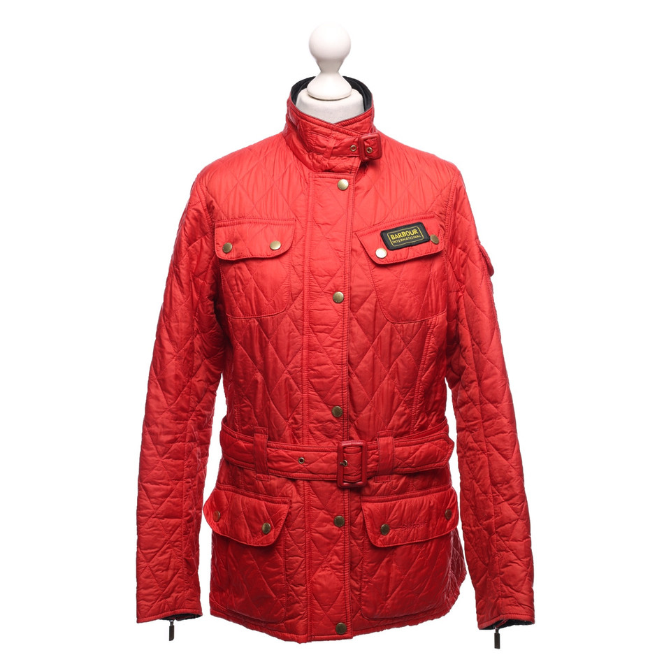 Barbour Veste/Manteau en Rouge