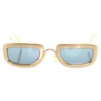 Christian Dior Goldfarbene Sonnenbrille
