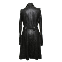 Drykorn Black leather coat