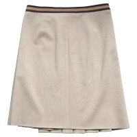 Prada Fold wrap skirt in beige 