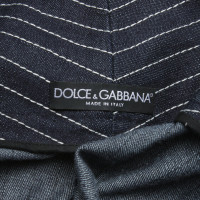 Dolce & Gabbana Suit Jeans fabric in Blue