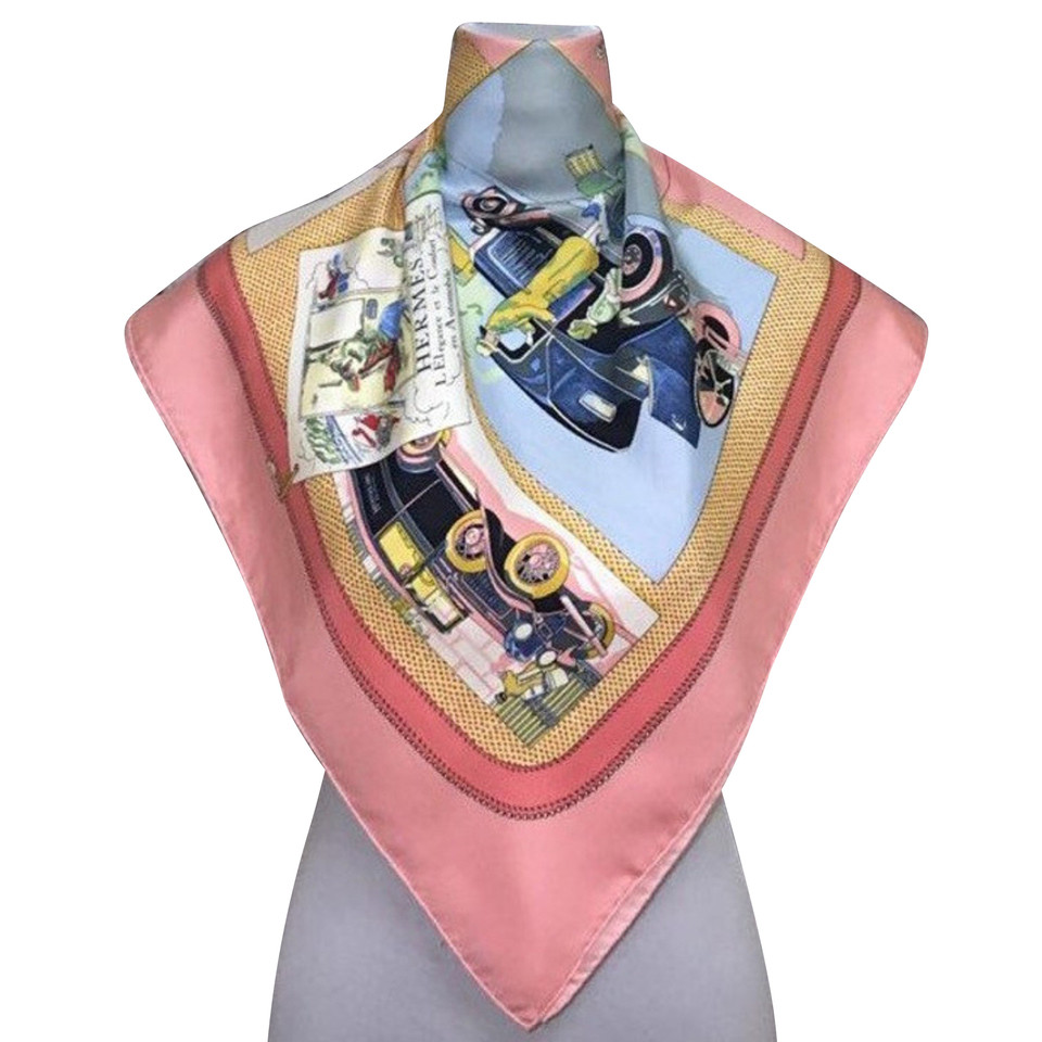 Hermès Silk scarf "Confort en Automobile"