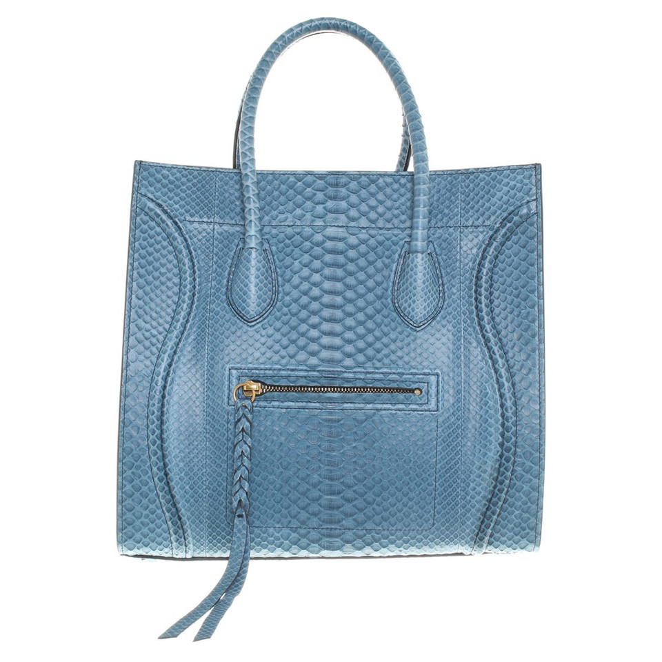 Céline Phantom Luggage Leather in Blue