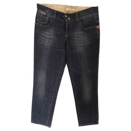 John Galliano  7/8 jeans in donkerblauw