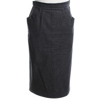 Saint Laurent Denim skirt in black