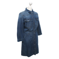 7 For All Mankind Robe en Denim en Bleu