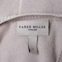 Karen Millen Abito in maglia in beige / bianco
