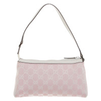 Gucci Handtasche in Rosa/Weiß
