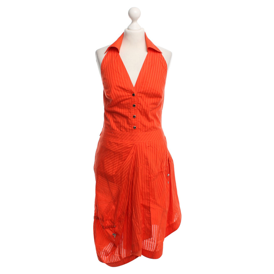 Karen Millen Neckholderkleid in Orange