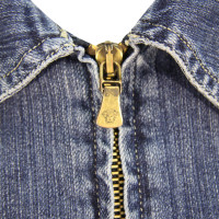 Versace Veste en jean en bleu