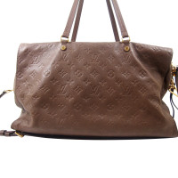 Louis Vuitton Shopper aus Leder in Braun