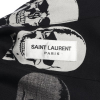 Saint Laurent Blusenkleid mit Muster