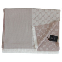 Gucci Monogram scarf in beige