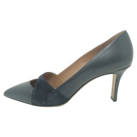 Armani Pumps/Peeptoes Leather in Blue