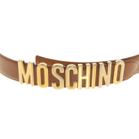 Moschino riem met logo applicatie