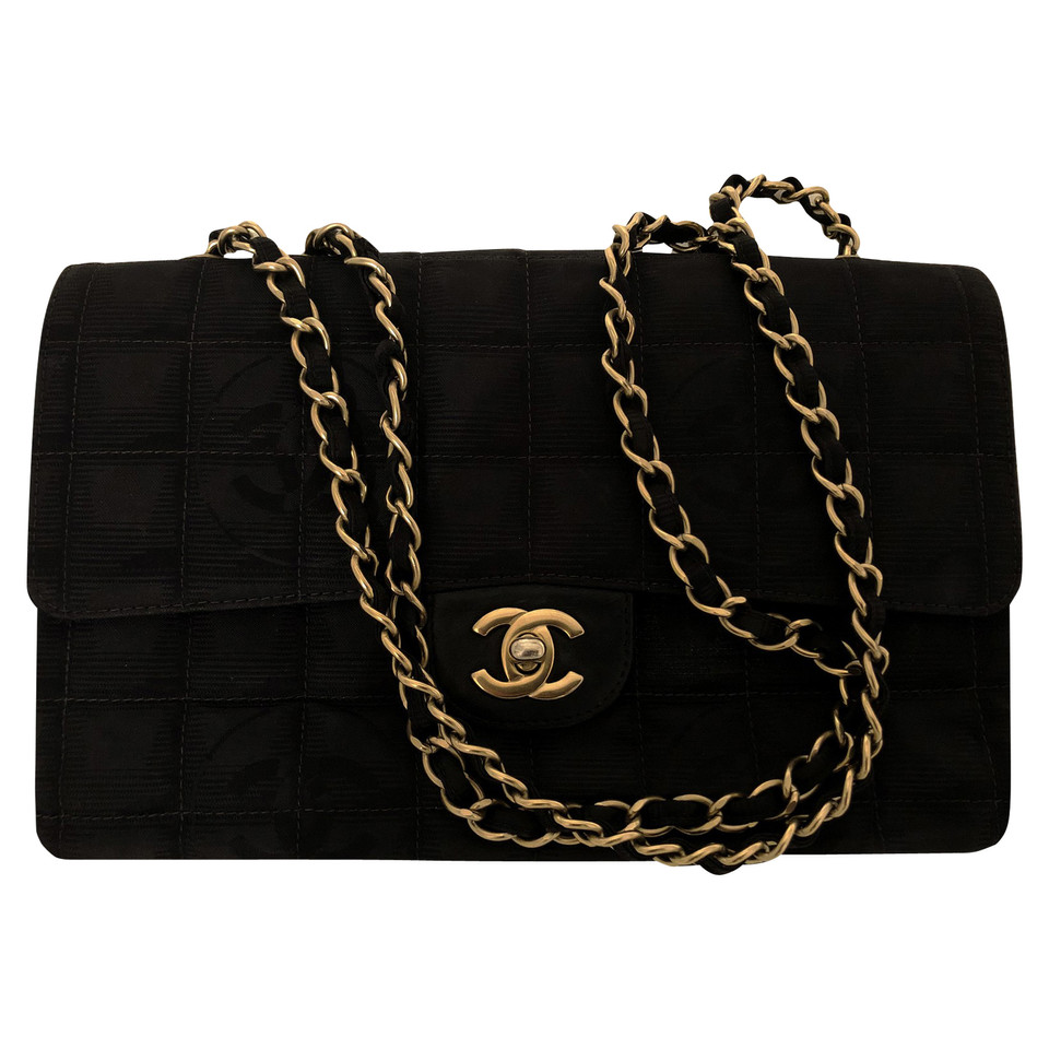 Chanel Timeless Classic en Toile en Noir