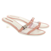 Prada Sandals Patent leather in Pink