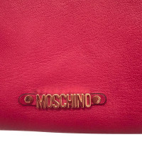 Moschino leder tas in het rood