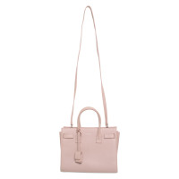 Saint Laurent Sac de Jour Baby Leer in Roze