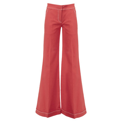 Genny Hose aus Baumwolle in Rot