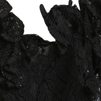 Alberta Ferretti Kanten jurk in zwart