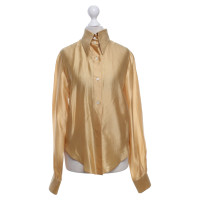Dolce & Gabbana Silk blouse in gold
