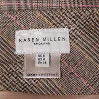 Karen Millen skirt with checked pattern