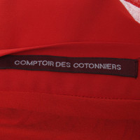 Comptoir Des Cotonniers jupe plissée en rouge