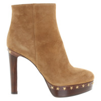 L'autre Chose Ankle boots Suede in Beige
