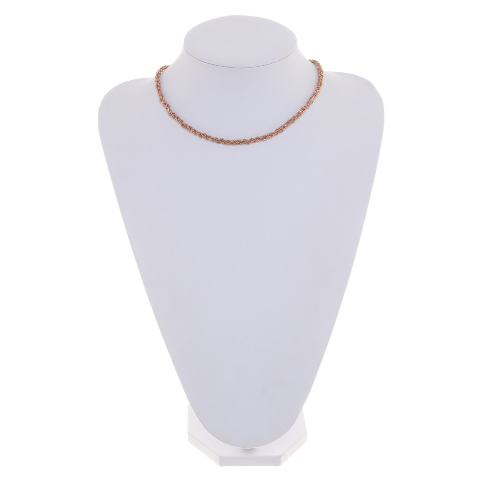 Bliss Necklace in rose gold colors