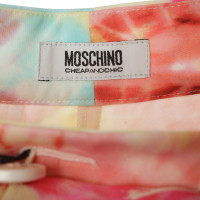 Moschino Bügelfaltenhose mit Muster