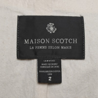 Maison Scotch Coat met plaid patroon