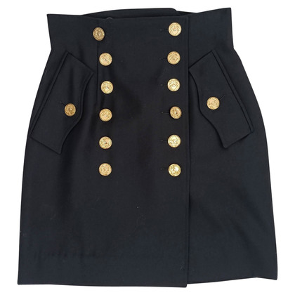 Moschino Cheap And Chic Skirt Wool in Blue