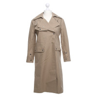 Helmut Lang Giacca/Cappotto in Cotone in Beige