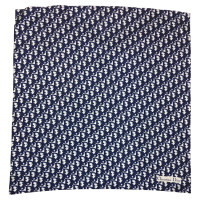 Christian Dior Schal/Tuch aus Seide in Blau