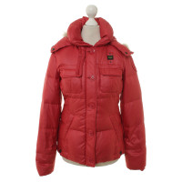 Blauer Usa Rote Daunenjacke