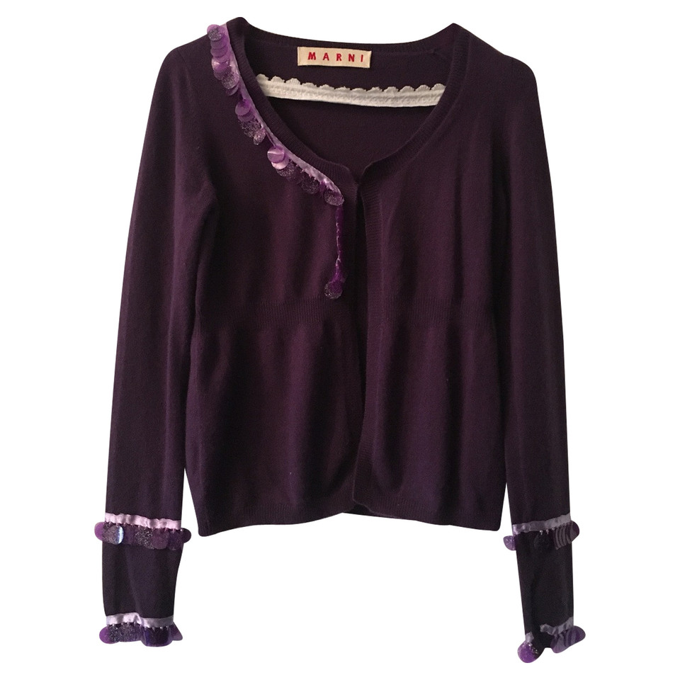 Marni Knitwear Cashmere in Violet