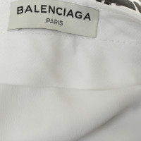 Balenciaga Mini gonna in bianco/nero
