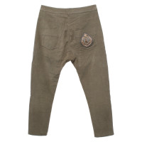 Moschino Love Paio di Pantaloni in Cotone in Verde oliva